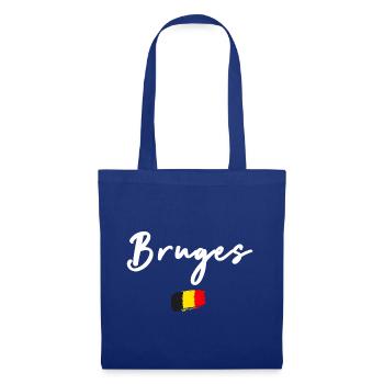 BRUGES - Sac en tissu - bleu royal - Devant