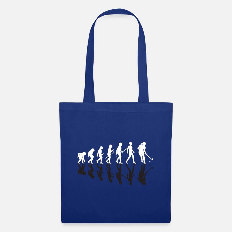 Evolution Feldhockey Geschenk Feldhockey Spieler G - Stoffbeutel - Royalblau