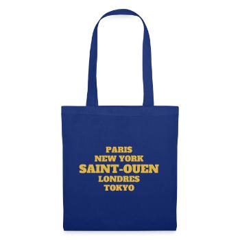 Saint Ouen Style - Unique streets, unique style. - Sac en tissu - bleu royal - Devant