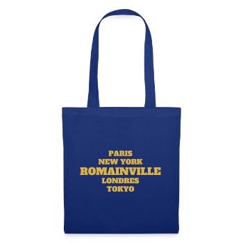 Romainville Style - Unique streets, unique style. - Sac en tissu - bleu royal - Devant