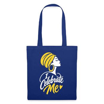Celebrate Me Afro Queen - Stoffbeutel - Royalblau - Vorne