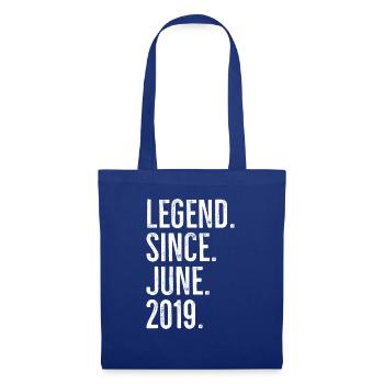 Legend Since June 2019 - Tote Bag - royal blue - Front