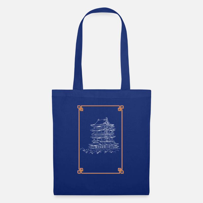 Pagode - Stoffbeutel - Royalblau
