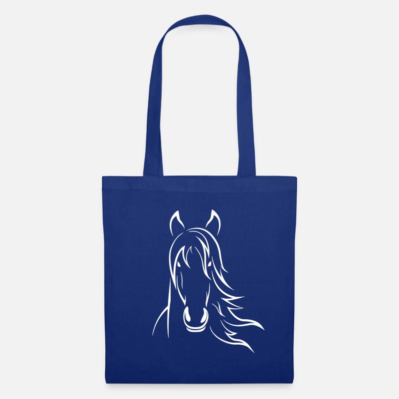 Horse - Stoffbeutel - Royalblau