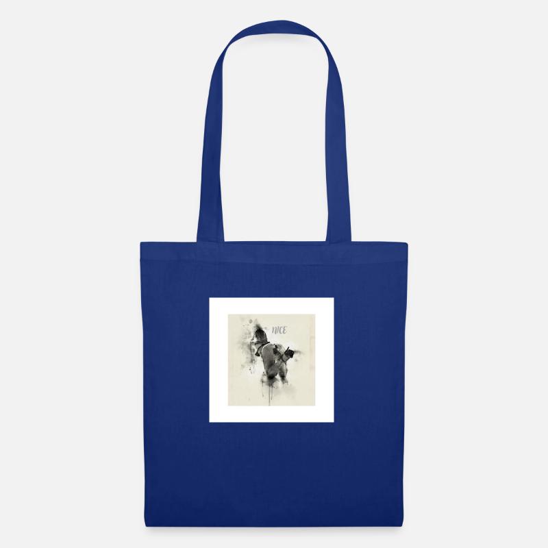 KUNST - Stoffbeutel - Royalblau