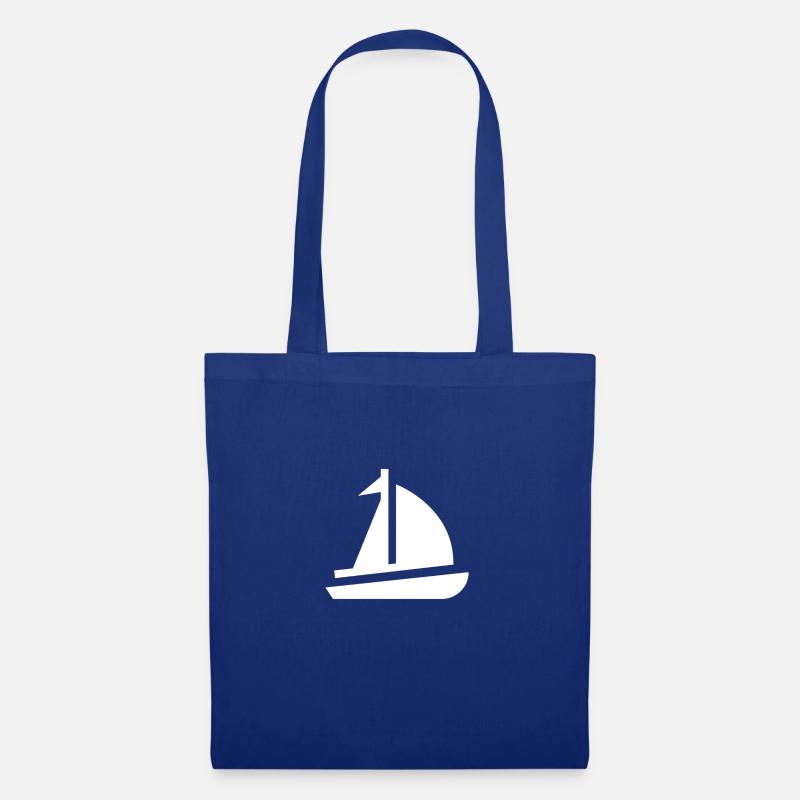 Segelboot - Stoffbeutel - Royalblau
