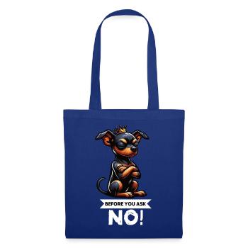 Before You Ask Miniature Pinscher Pinscher Pinscher Dog - Tote Bag - royal blue - Front