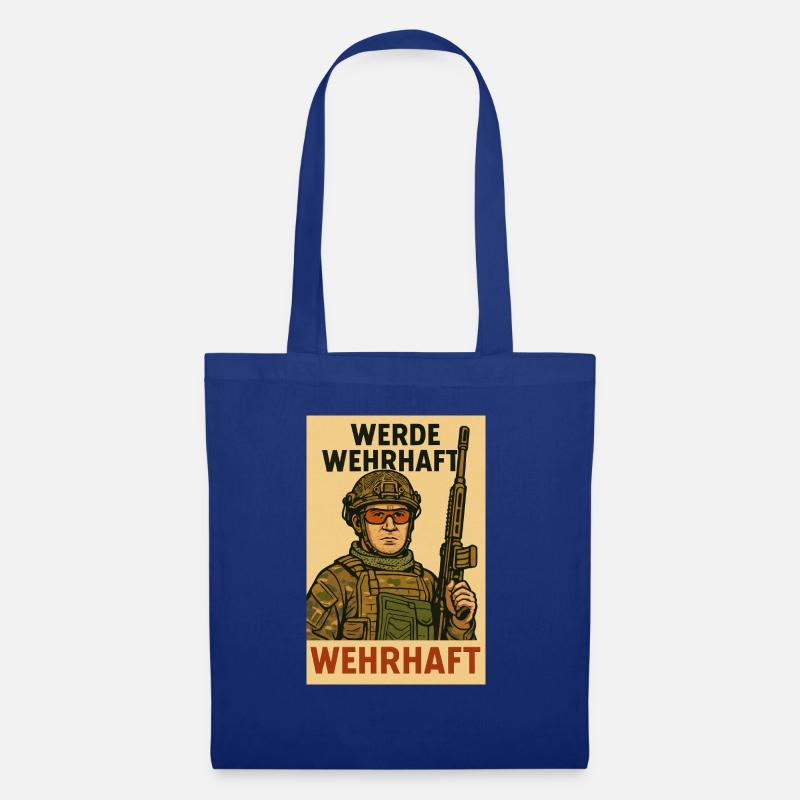 Wehrhaft - Stoffbeutel - Royalblau