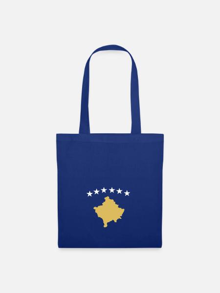 Kosovo - Stoffbeutel - Royalblau
