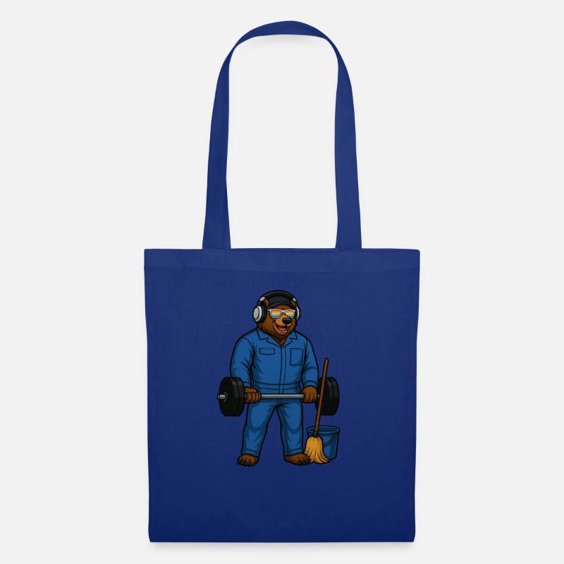 Anatholy the Lifting Janitor - Stoffbeutel - Royalblau