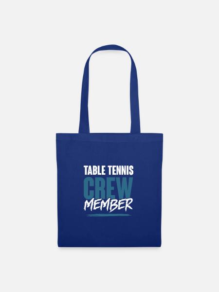 Table Tennis Crew - Stoffbeutel - Royalblau