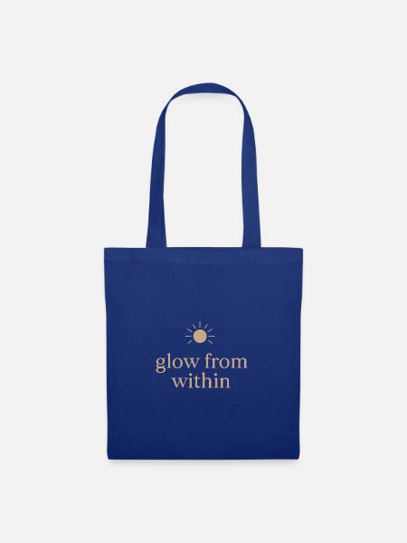 Glow from within - Stoffbeutel - Royalblau