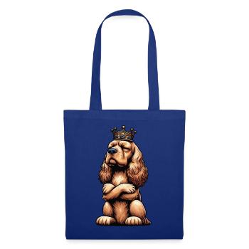 Cocker Spaniel Cockerhund Cocker Spaniel Besitzer - Stoffbeutel - Royalblau - Vorne