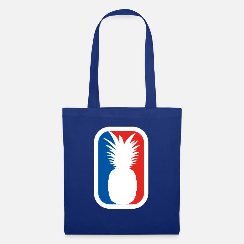 ananas logo - Stoffbeutel - Royalblau