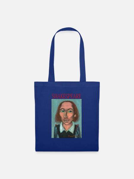 William Shakespeare - Stoffbeutel - Royalblau