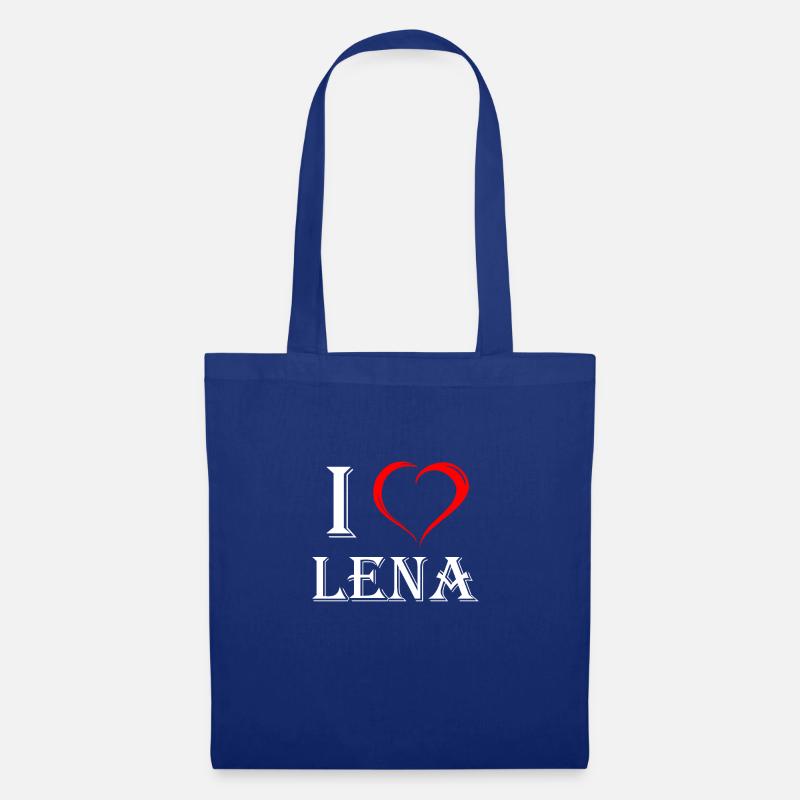 Lena - Stoffbeutel - Royalblau