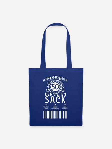 50. GEBURTSTAG JAHRGANG 1973 50 JAHRE ALTER SACK - Stoffbeutel - Royalblau
