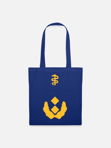 Generalstabsarzt Dienstgrad - Stoffbeutel - Royalblau