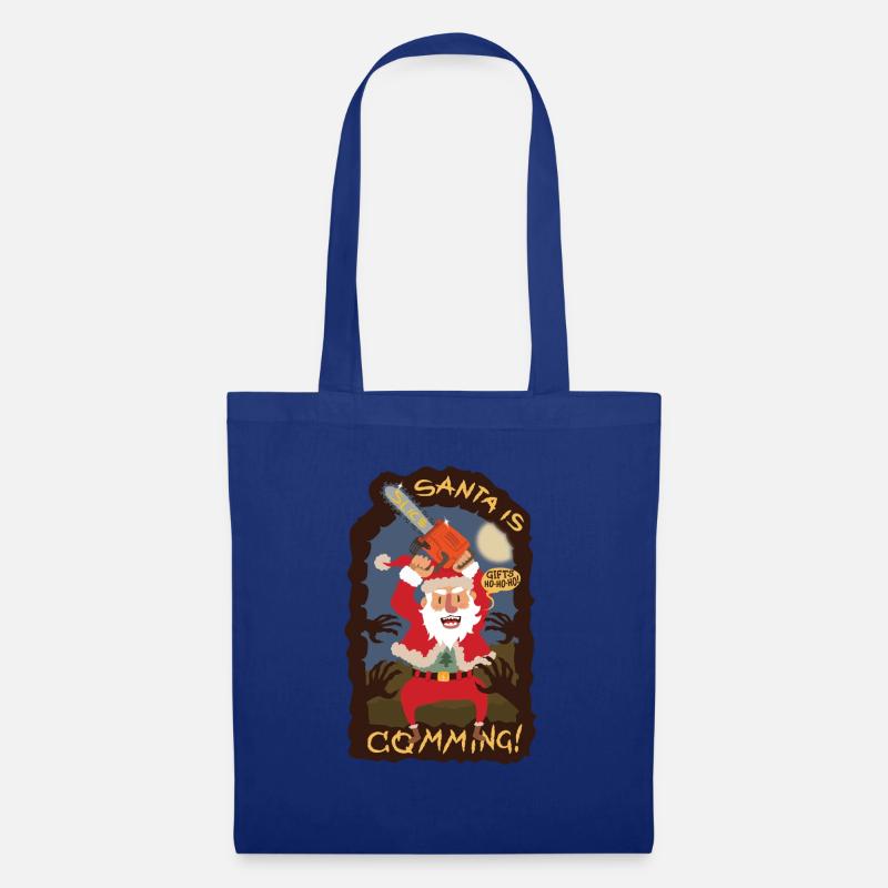 Horror santa - Stoffbeutel - Royalblau