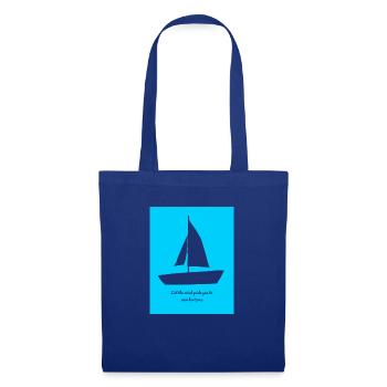 Let the wind guide you to new horizons. - Tote Bag - royal blue - Front