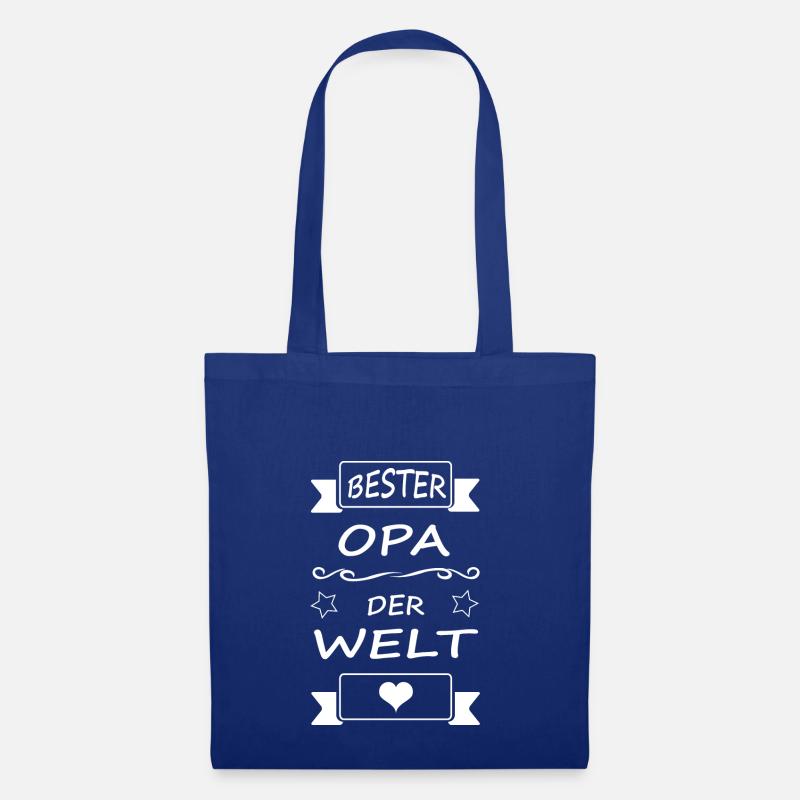 Bester OPA der Welt - Stoffbeutel - Royalblau