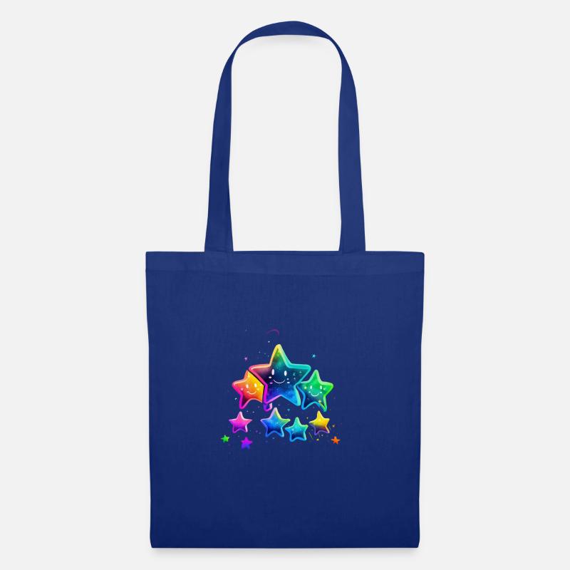 PRÄCHTIGE STERNE - Stoffbeutel - Royalblau