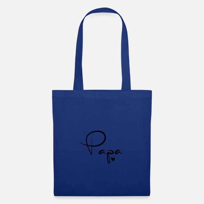 Papa - Stoffbeutel - Royalblau