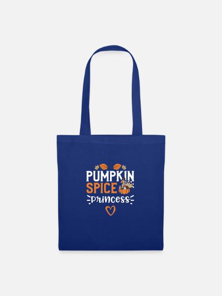 Pumpkin Spice Princess - Stoffbeutel - Royalblau