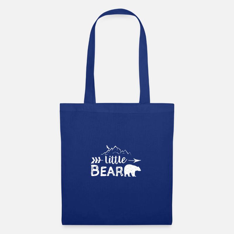 Little Bear - Camping - Stoffbeutel - Royalblau