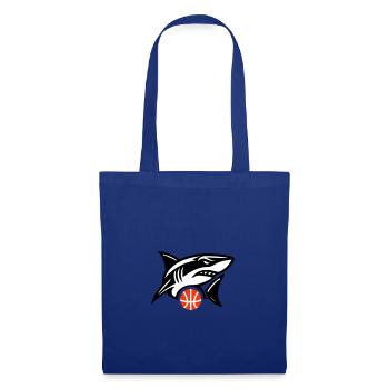 Die Basketballmannschaft der Haie - Stoffbeutel - Royalblau - Vorne