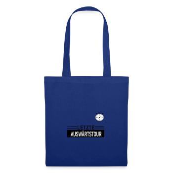 Letzte Auswärtstour Team - Stoffbeutel - Royalblau - Vorne
