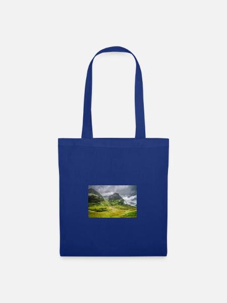 Wildes Schottland: Highlands - Stoffbeutel - Royalblau