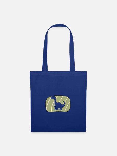 Dinosaurier Urzeit Trex - Stoffbeutel - Royalblau