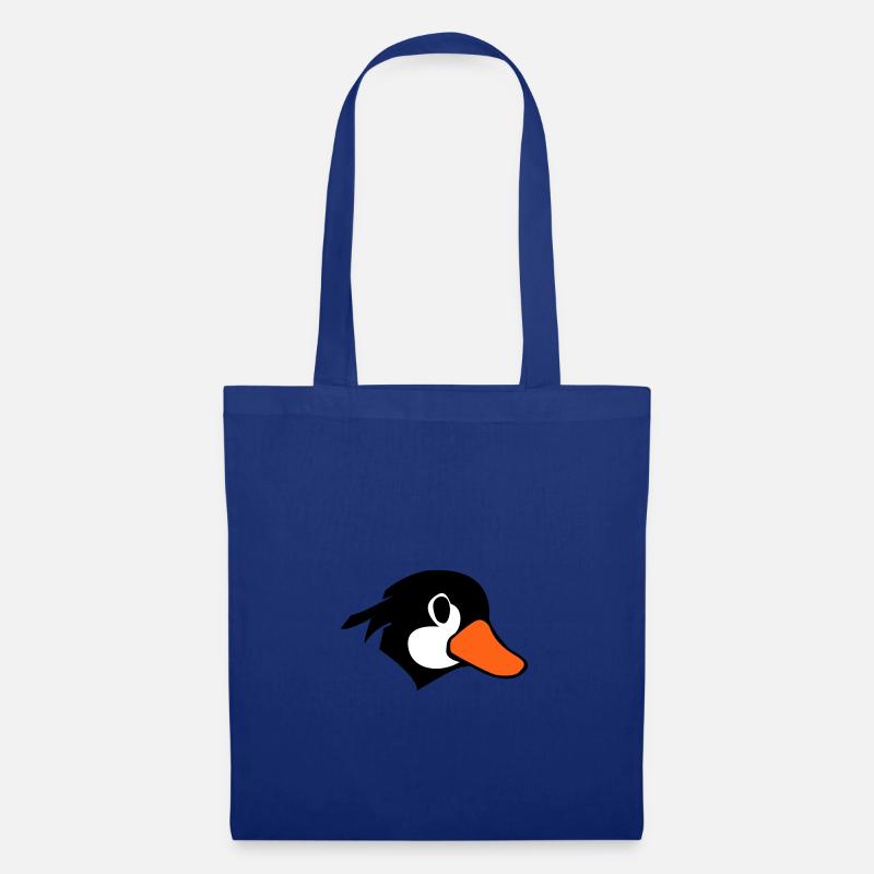Comic Ente - Stoffbeutel - Royalblau