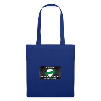 JOIN THE GREEN TEAM - Stoffbeutel - Royalblau - Vorne