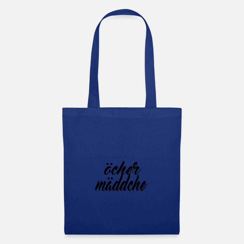Öcher Mäddche - Stoffbeutel - Royalblau