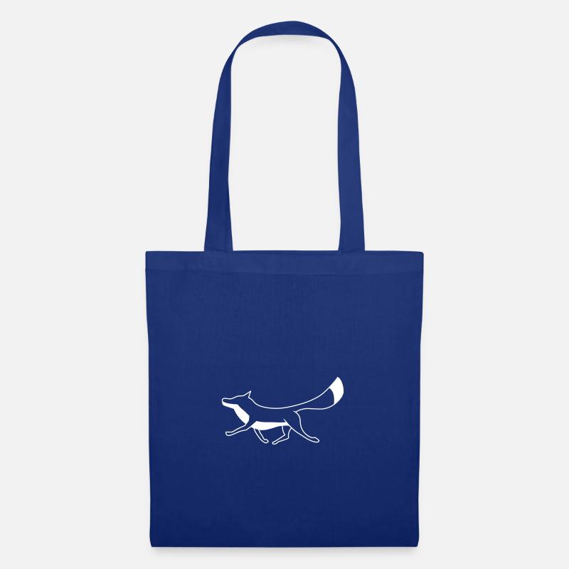 Minimal Fox - Stoffbeutel - Royalblau