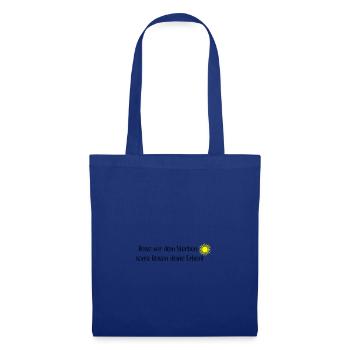 Voyage avant de mourir - Sac en tissu - bleu royal - Devant