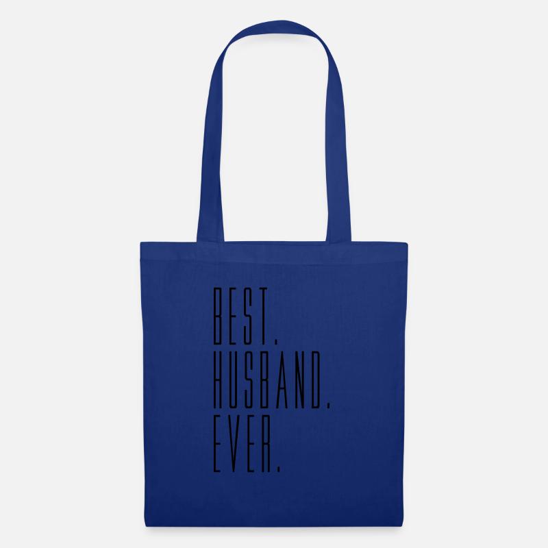 best husband ever ehemann husband text junggeselle - Stoffbeutel - Royalblau