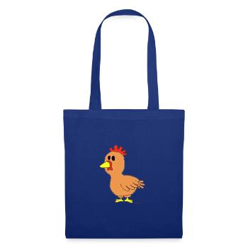 Huhn / Chicken - Stoffbeutel - Royalblau - Vorne