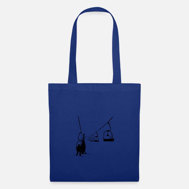 Télésiège - Sac en tissu - bleu royal