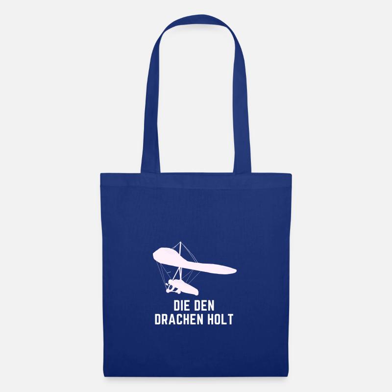 die den Drachen holt - Stoffbeutel - Royalblau