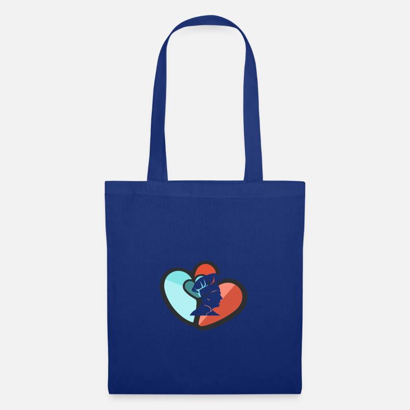 Kochen Köchin - Stoffbeutel - Royalblau