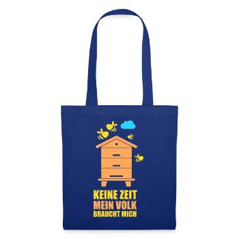 No time my colony needs me bee beekeeper - Tote Bag - royal blue - Front