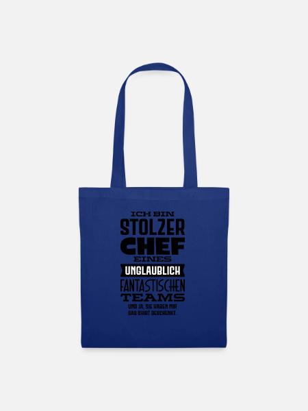 Bester Chef Sprüche Spruch Chef Eines Fantastische - Stoffbeutel - Royalblau
