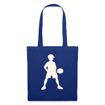 Joueur de tennis Match de tennis - Sac en tissu - bleu royal - Devant
