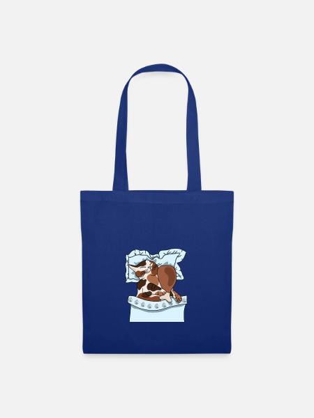 Cat chickenwing - Stoffbeutel - Royalblau