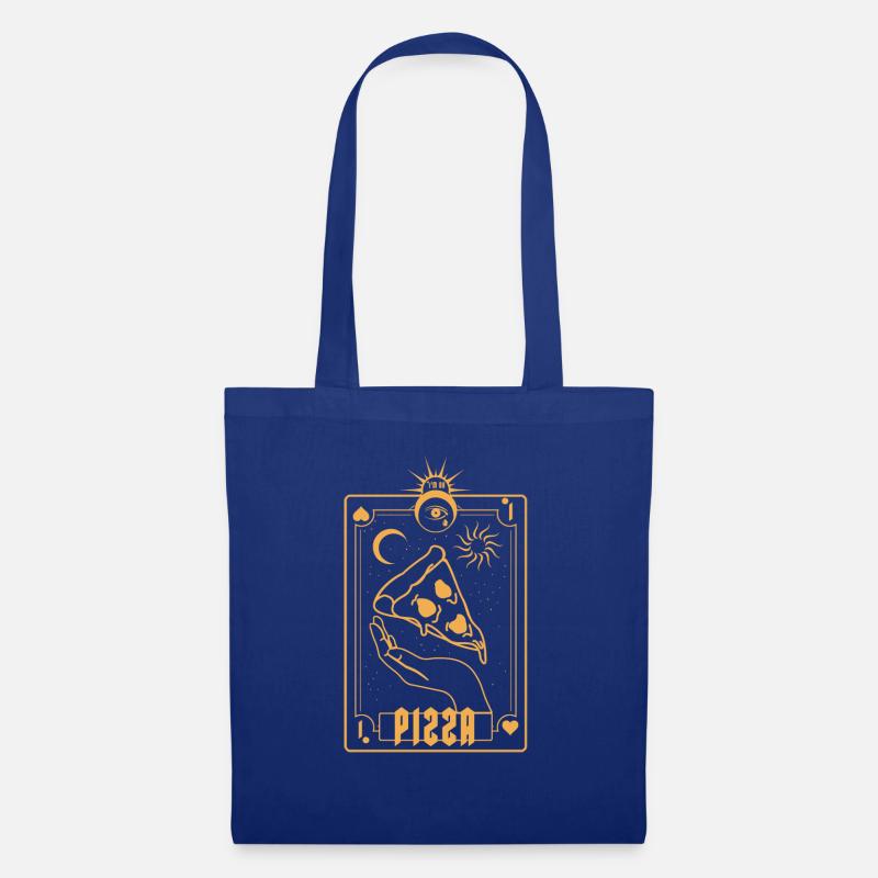 Pizza - Stoffbeutel - Royalblau
