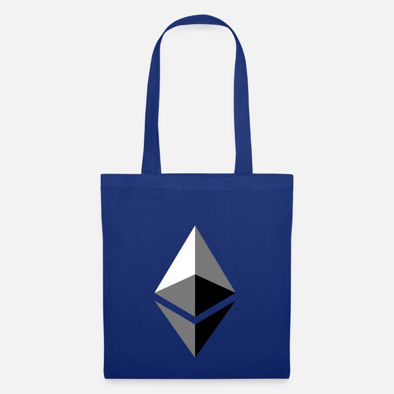 etherium ether ETH - Tote Bag - royal blue