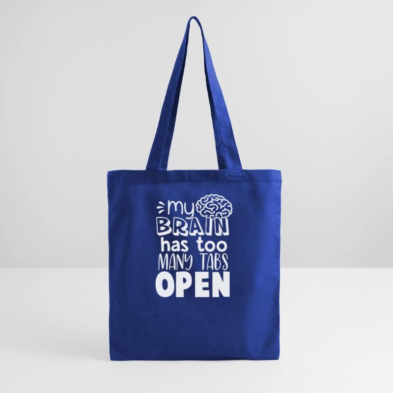 Brain Too Many Tabs Open Gift for Coder Tote Bag